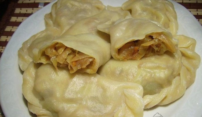 Вареники с капустой