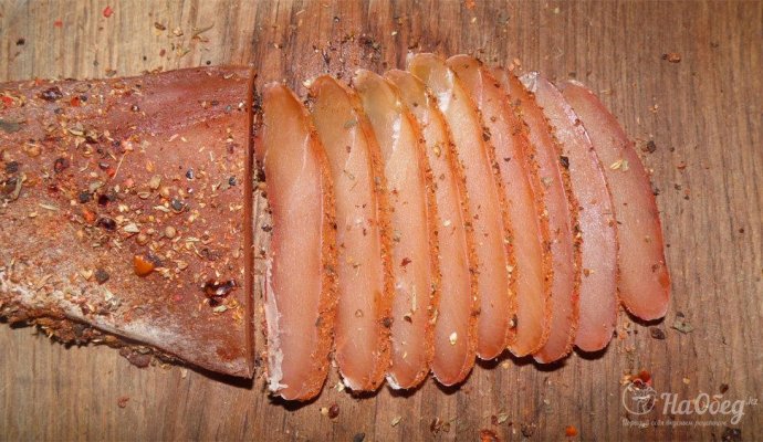 Бастурма из куриной грудки