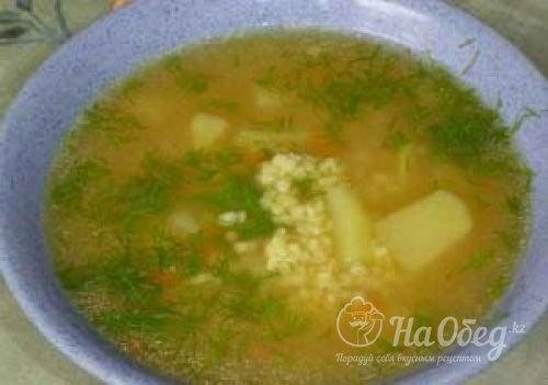 Суп с пшеном (сорпа коже)
