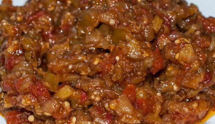 Баклажанная икра в духовке