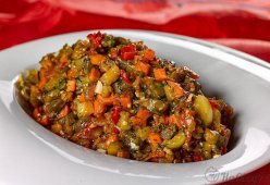 Баклажанная икра кусочками