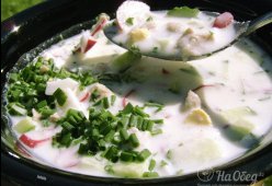 Окрошка на простокваше