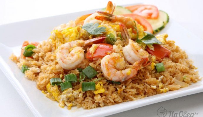Рис с морепродуктами