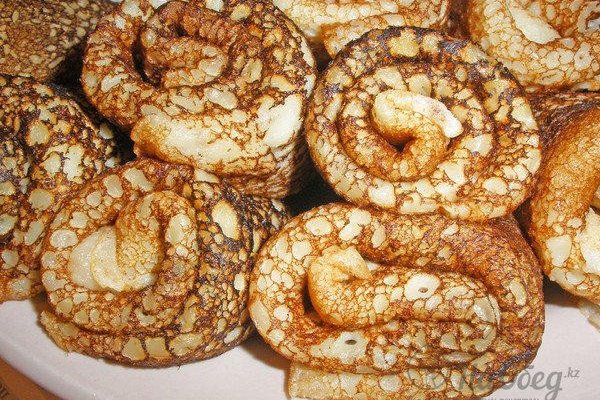 Заварные блины на кефире