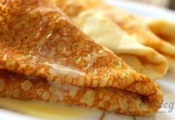 Заварные блины на молоке