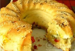 Кекс с брынзой