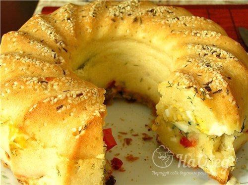 Кекс с брынзой