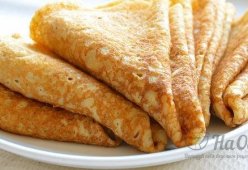 Классические блины на молоке