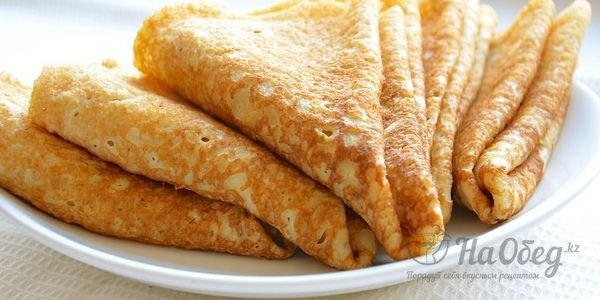 Классические блины на молоке