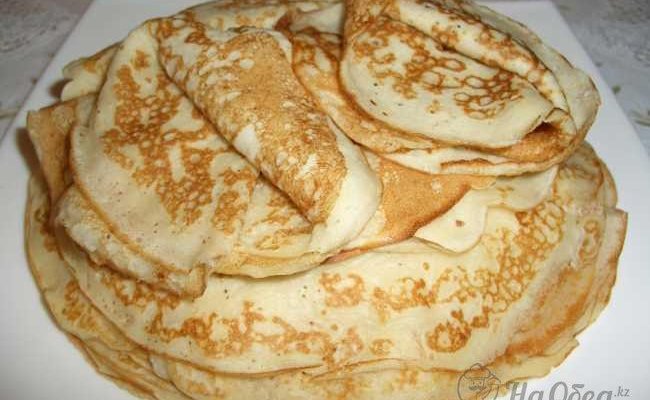 Мягкие блины на кефире