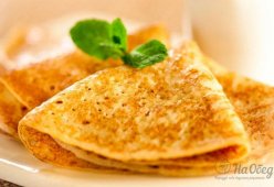 Французские тонкие блинчики