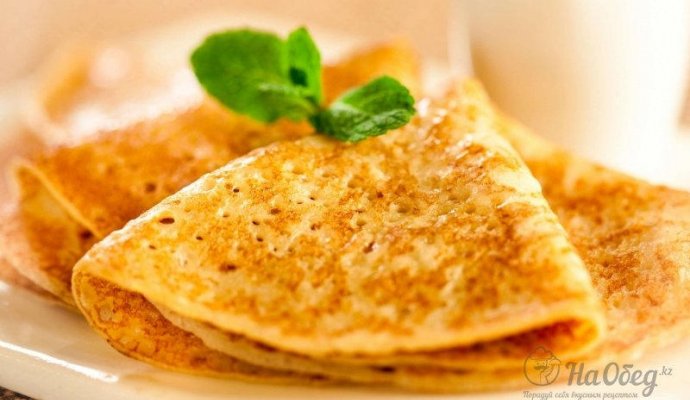 Французские тонкие блинчики