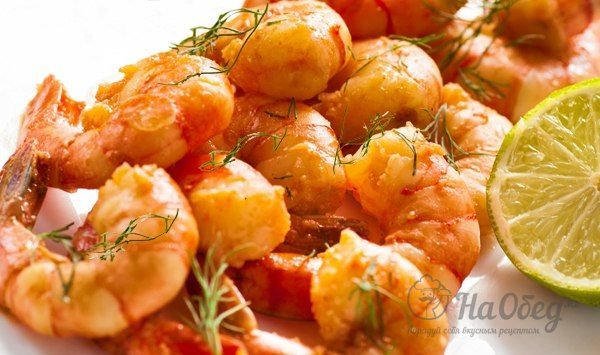 Чесночные креветки