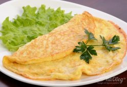 Омлет с сыром