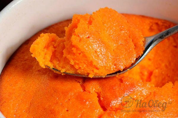 Морковное суфле
