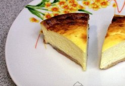 Творожная запеканка с бананами