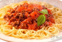 Паста Болоньезе с фаршем