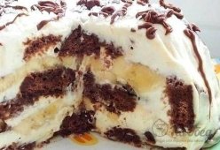 Сметанник с бананами