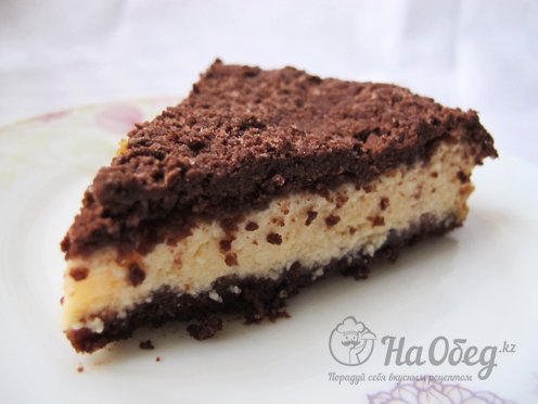 Творожный пирог с шоколадом