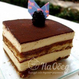 Тирамису без алкоголя