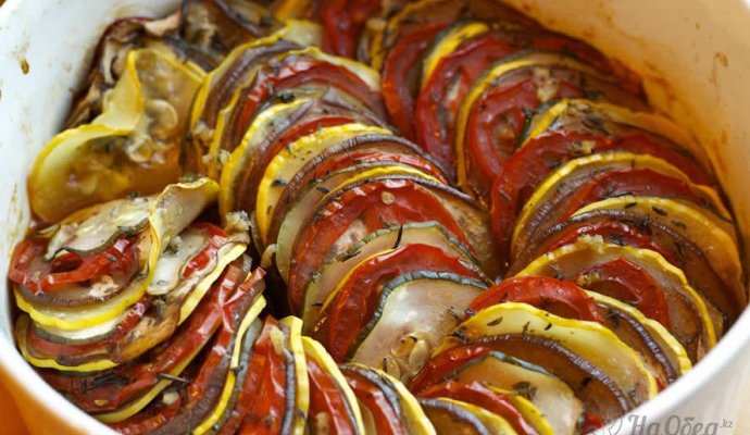 Рататуй из скумбрии