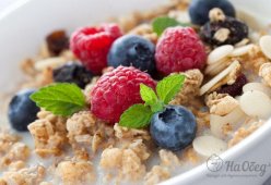 Мюсли с фруктами