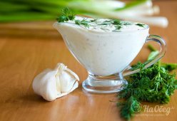 Сырно-чесночный соус