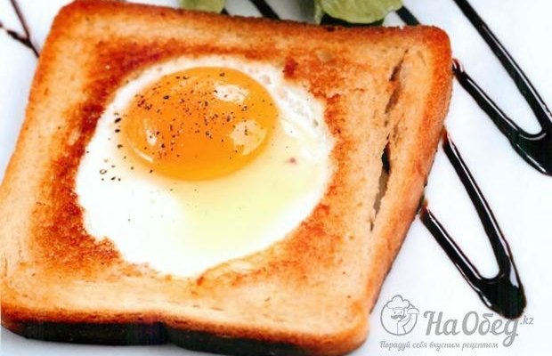 Яичница в хлебе