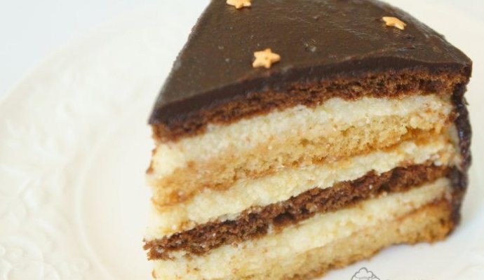 торт Птичье молоко с манкой