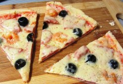 Тонкое тесто для пиццы