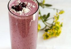 Молочно-ягодный коктейль