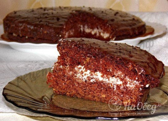Домашний шоколадный торт