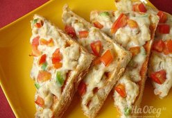 Тосты с овощами