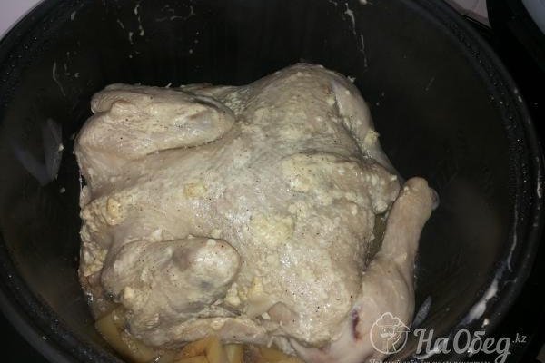 Цыпленок табака в мультиварке