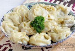 Готовим манты в мультиварке