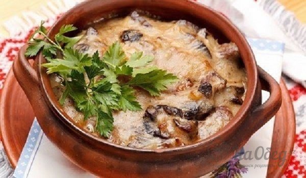 Пельмени в горшочке в духовке