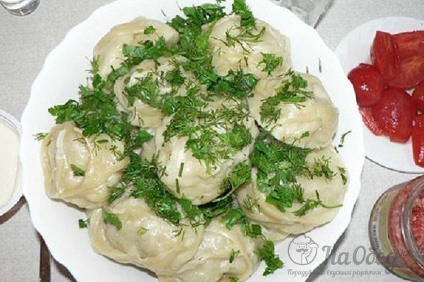 Готовим манты с картошкой и мясом