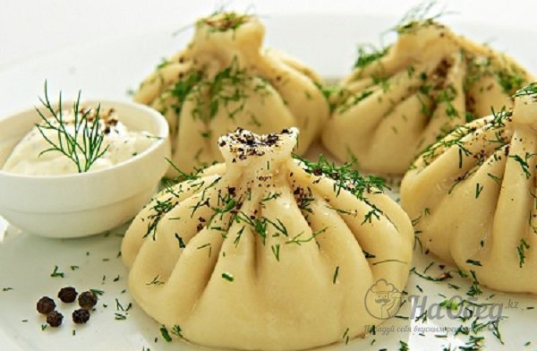 Хинкали приготовленные в мультиварке