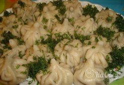 Готовим хинкали на пару