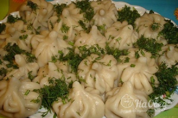 Готовим хинкали на пару