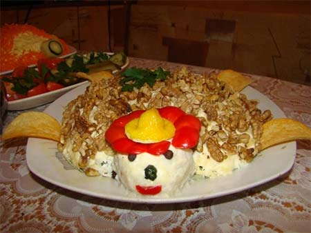 черепаха с картофелем и курицей