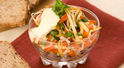 Салат с сыром