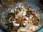 Салаты из морской капусты и телячьих мозгов
