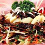 салаты из морской капусты с грибами