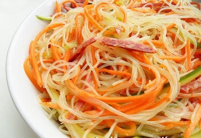 Салат c корейской морковкой