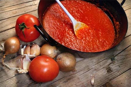 Соус красный из спелых томатов